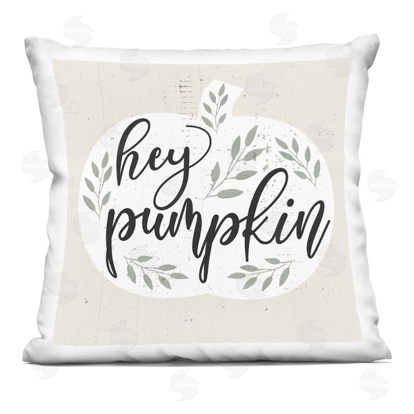 stupell industries Stupell Studio | Hey Pumpkin with Botanicals Printed Throw Pillow