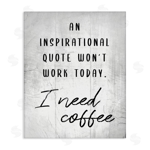 stupell industries Stupell Studio | Hilarious I Need Coffee Joke Wall Art