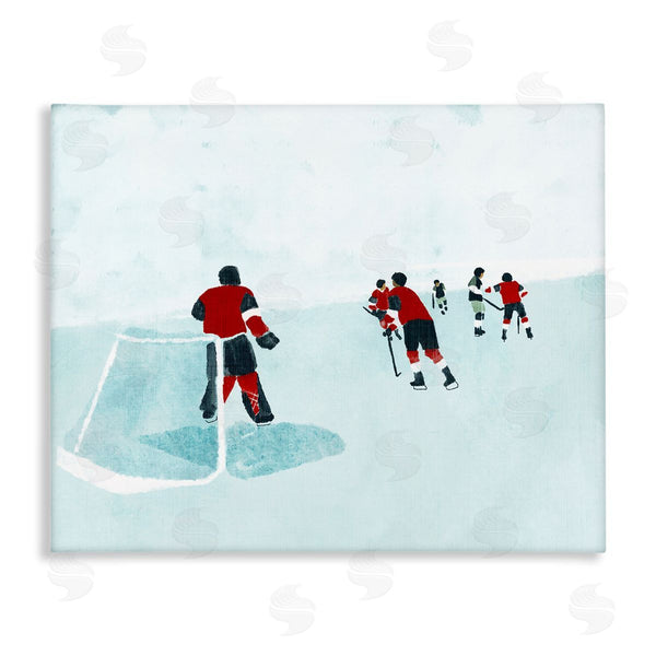 stupell industries Stupell Studio | Hockey Players on Ice Wall Art