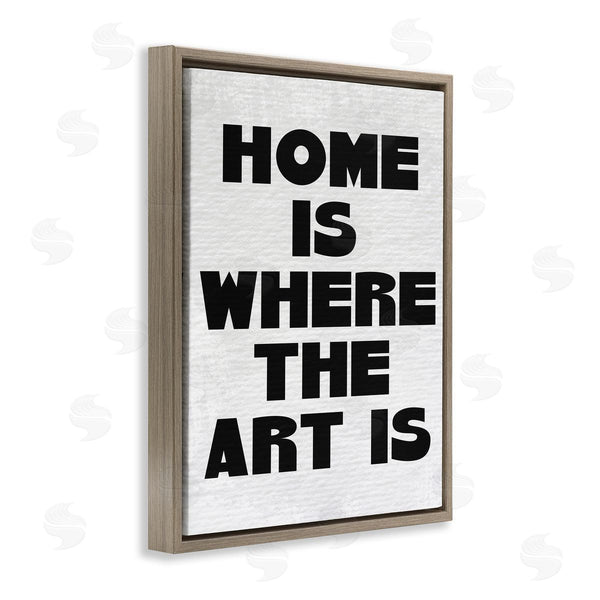 Stupell Industries Stupell Studio | Home Is Where Art Is Minimal