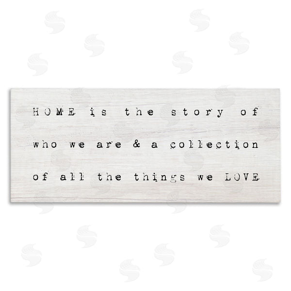 stupell industries Stupell Studio | Home Is Who We Are Phrase Wall Art