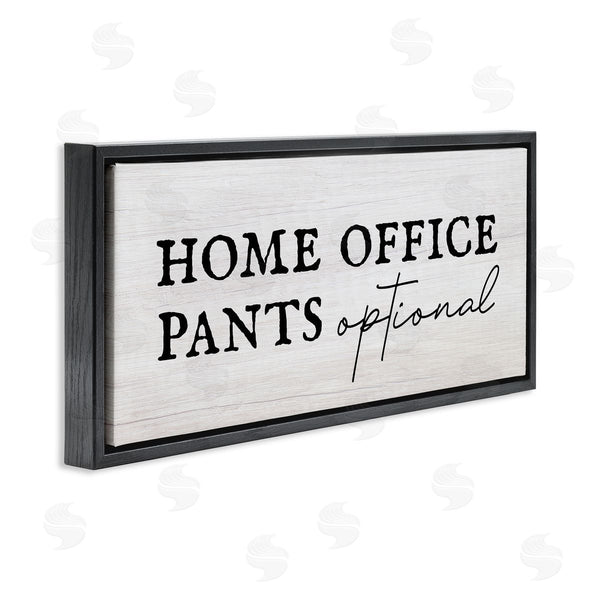 Stupell Industries Stupell Studio | Home Office Pants Optional Funny Wall Art