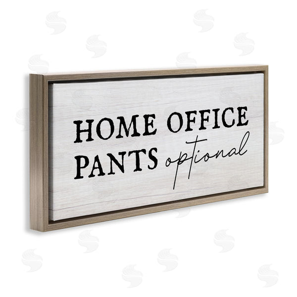 Stupell Industries Stupell Studio | Home Office Pants Optional Funny Wall Art