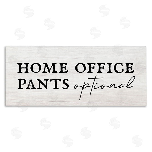 stupell industries Stupell Studio | Home Office Pants Optional Funny Wall Art