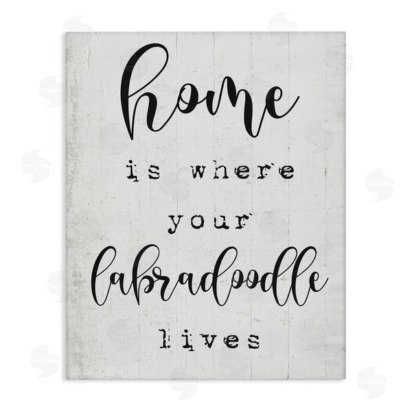 stupell industries Stupell Studio | Home's Where Labradoodle Lives