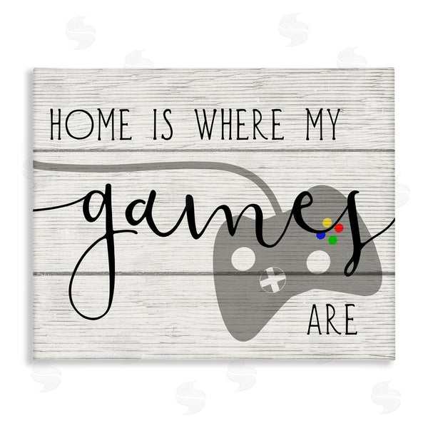 stupell industries Stupell Studio | Home's Where My Games Are