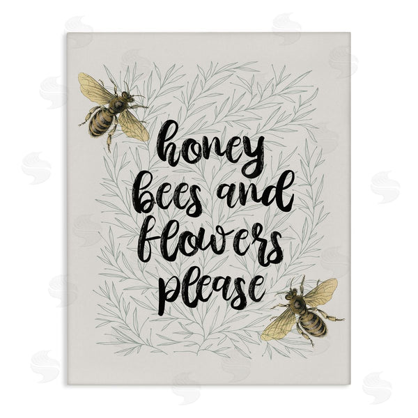 stupell industries Stupell Studio | Honey Bees & Flowers Please