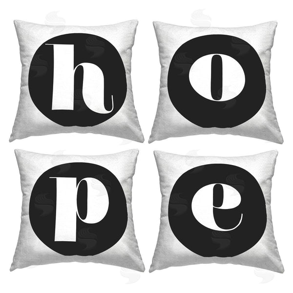 Stupell Industries Stupell Studio | Hope Initial Letters Printed Throw Pillow Set
