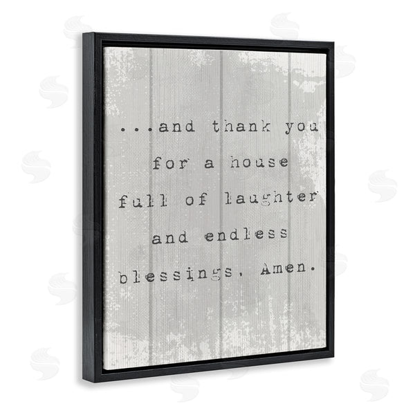 Stupell Industries Stupell Studio | House Full Of Laughter Prayer Wall Art