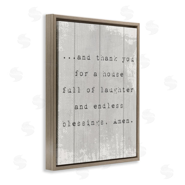 Stupell Industries Stupell Studio | House Full Of Laughter Prayer Wall Art