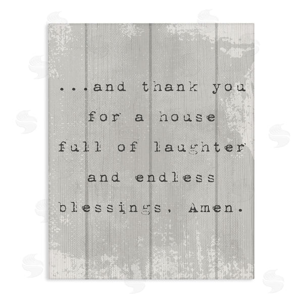 stupell industries Stupell Studio | House Full of Laughter Prayer Wall Art