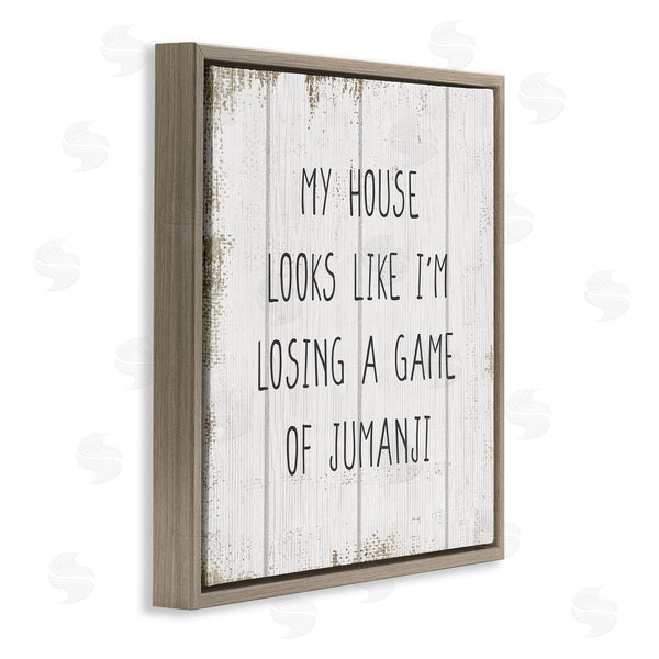 Stupell Industries Stupell Studio | House Looks Like Jungle Game