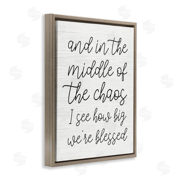 Stupell Industries Stupell Studio | How Big We're Blessed Uplifting Wall Art