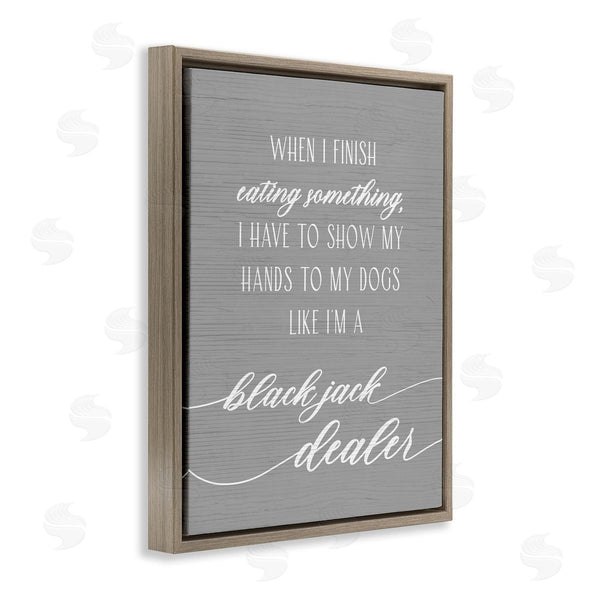 Stupell Industries Stupell Studio | Humorous Dog Quote Animal Pet Lover Typography Wall Art