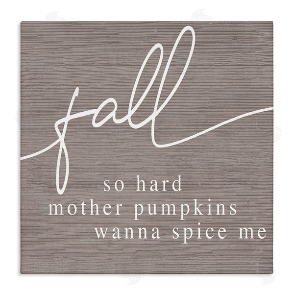 stupell industries Stupell Studio | Humorous Fall Phrase Rustic Pattern Autumn Typography Wall Art
