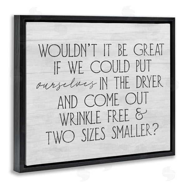 Stupell Industries Stupell Studio | Humorous Laundry Phrase Grainy Pattern Text Sign Wall Art