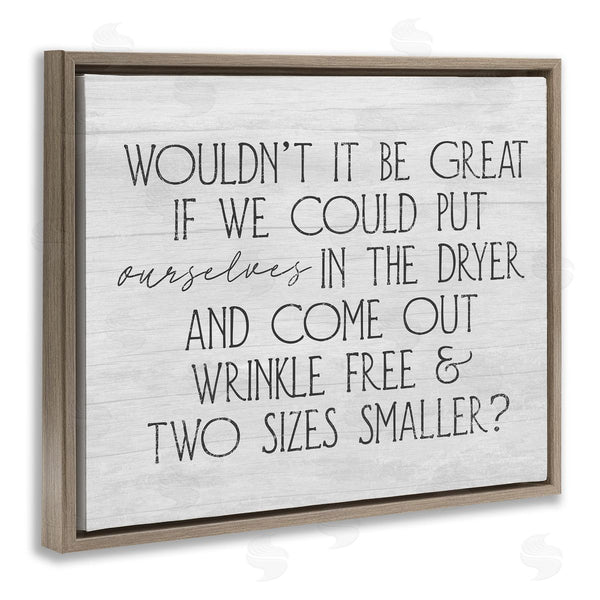 Stupell Industries Stupell Studio | Humorous Laundry Phrase Grainy Pattern Text Sign Wall Art