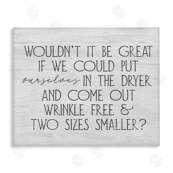 stupell industries Stupell Studio | Humorous Laundry Phrase Grainy Pattern Text Sign Wall Art