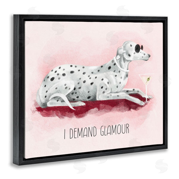 Stupell Industries Stupell Studio | I Demand Glamour Dog Wall Art