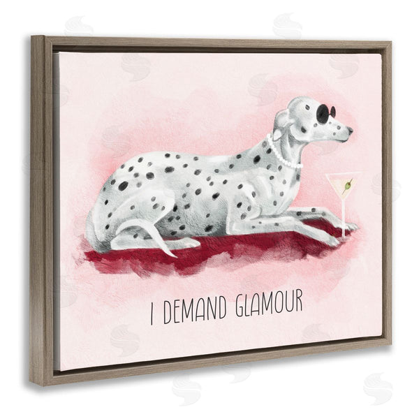 Stupell Industries Stupell Studio | I Demand Glamour Dog Wall Art