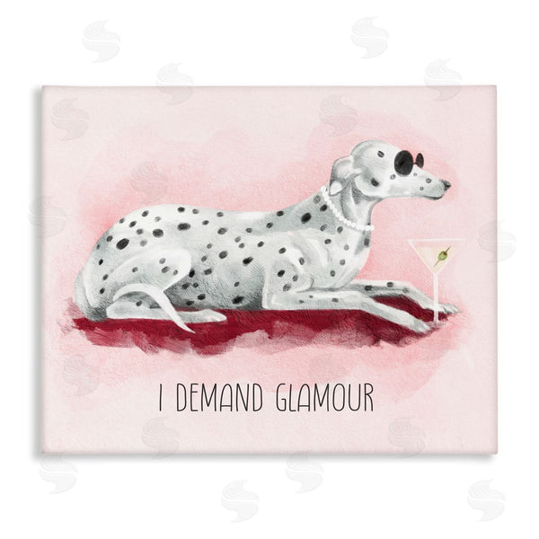 stupell industries Stupell Studio | I Demand Glamour Dog Wall Art