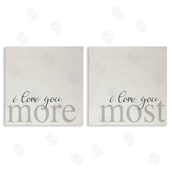 stupell industries Stupell Studio | I Love You More Most Romantic Sentiment Wall Art