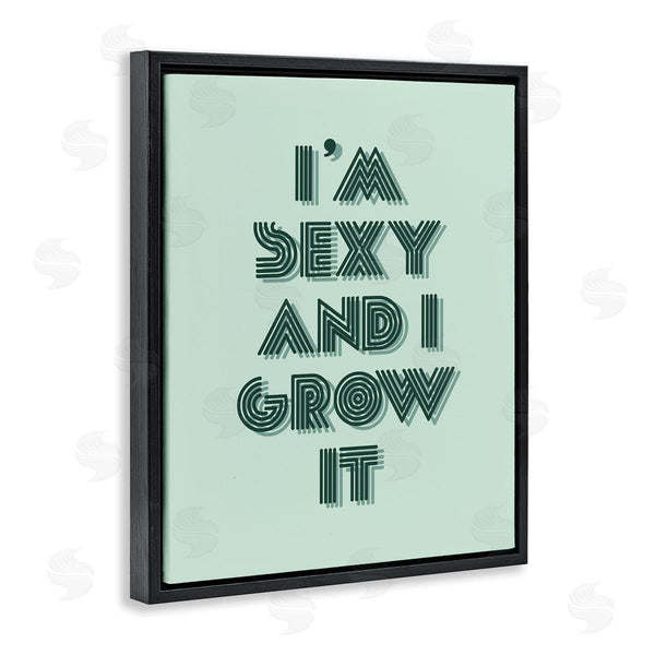 Stupell Industries Stupell Studio | I'm Sexy And I Grow It Gardening Plant Humor Wall Art
