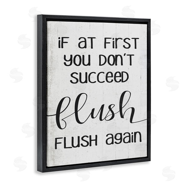 Stupell Industries Stupell Studio | If You Don't Succeed Flush Again