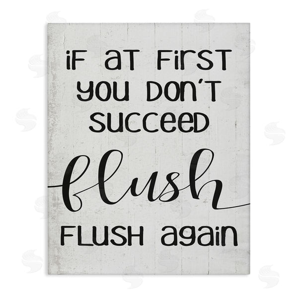 stupell industries Stupell Studio | If You Don't Succeed Flush Again