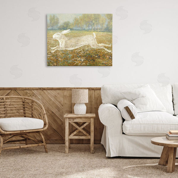 Stupell Industries Stupell Studio | Impressionist Jumping Hare Wall Art