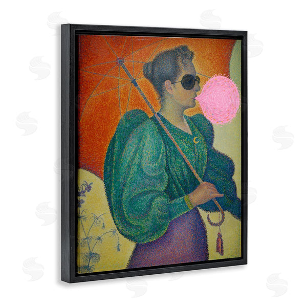 Stupell Industries Stupell Studio | Impressionist Woman & Bubblegum