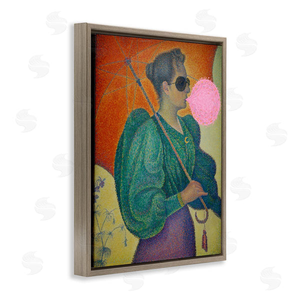 Stupell Industries Stupell Studio | Impressionist Woman & Bubblegum