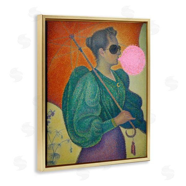 Stupell Industries Stupell Studio | Impressionist Woman & Bubblegum
