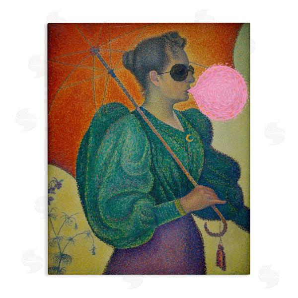 stupell industries Stupell Studio | Impressionist Woman & Bubblegum