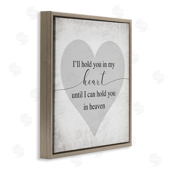 Stupell Industries Stupell Studio | In My Heart Until Heaven Distressed