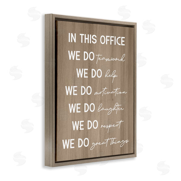 Stupell Industries Stupell Studio | In This Office Motivational