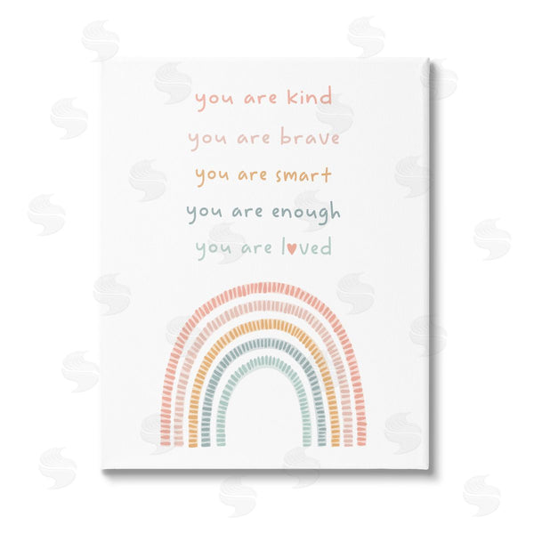 stupell industries Stupell Studio | Inspirational Pastel Rainbow Wall Art
