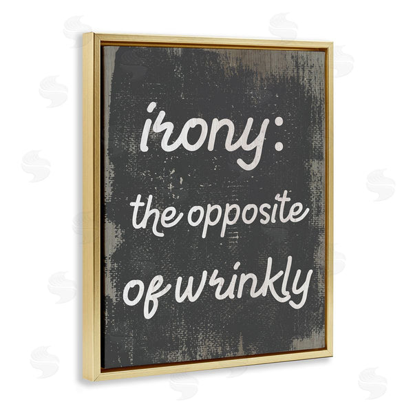 Stupell Industries Stupell Studio | Irony Definition Funny Laundry