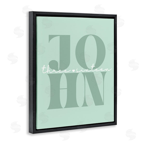 Stupell Industries Stupell Studio | John Proverb On Green Wall Art