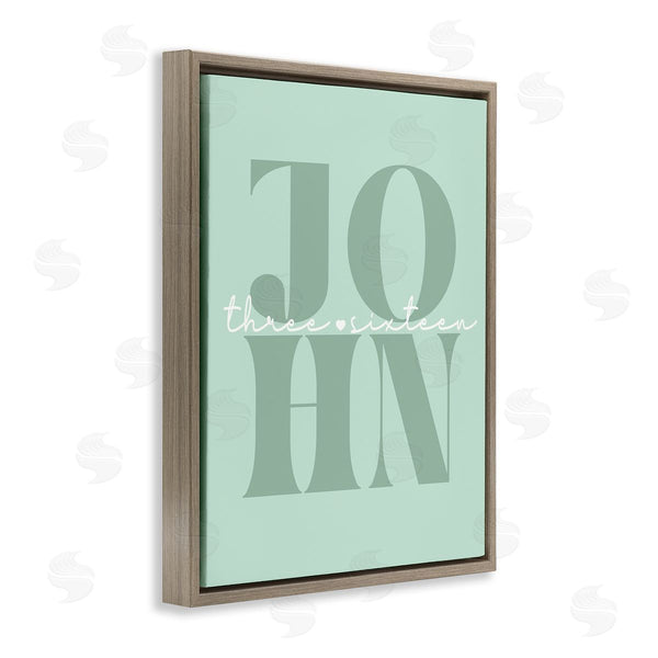 Stupell Industries Stupell Studio | John Proverb On Green Wall Art
