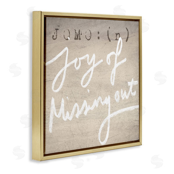 Stupell Industries Stupell Studio | JOMO Rustic Joy Of Missing Out