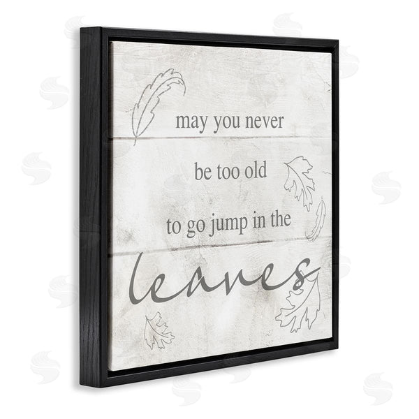 Stupell Industries Stupell Studio | Jump In The Leaves Autumn Phrase Wall Art