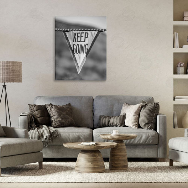 Stupell Industries Stupell Studio | Keep Going Pennant Wall Art