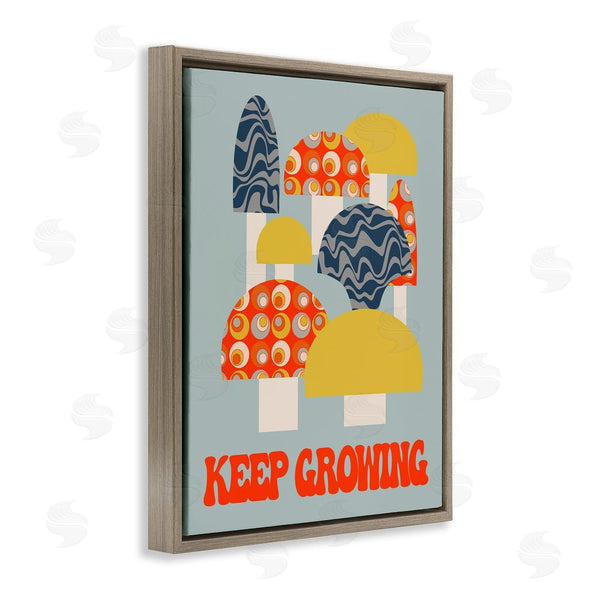 Stupell Industries Stupell Studio | Keep Growing Retro Mushrooms Wall Art