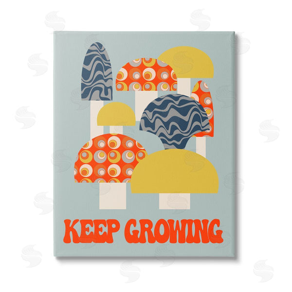 stupell industries Stupell Studio | Keep Growing Retro Mushrooms Wall Art