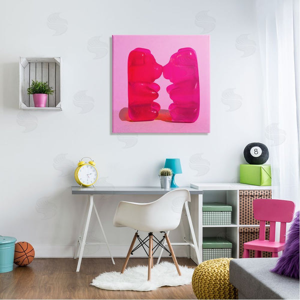 Stupell Industries Stupell Studio | Kissing Gummy Candy Bears Wall Art