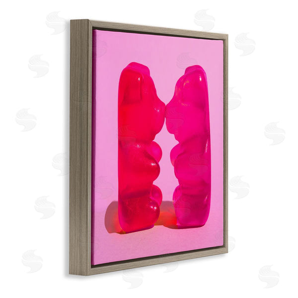 Stupell Industries Stupell Studio | Kissing Gummy Candy Bears Wall Art