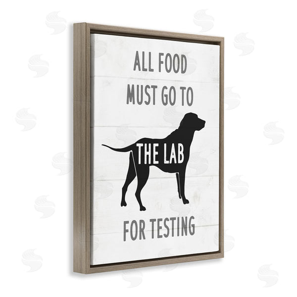 Stupell Industries Stupell Studio | Kitchen All Food To The Lab