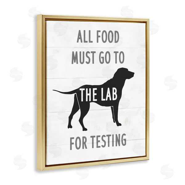 Stupell Industries Stupell Studio | Kitchen All Food To The Lab