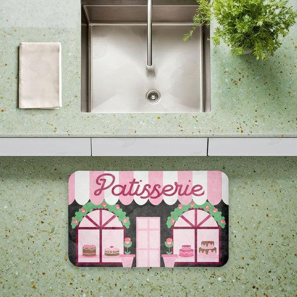 Stupell Industries Stupell Studio | Kitchen Patisserie Cakes Anti-Fatigue Mat